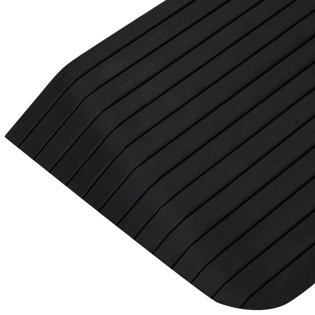 vidaXL Rampes de seuil 2 pcs 110x41x5 cm Caoutchouc