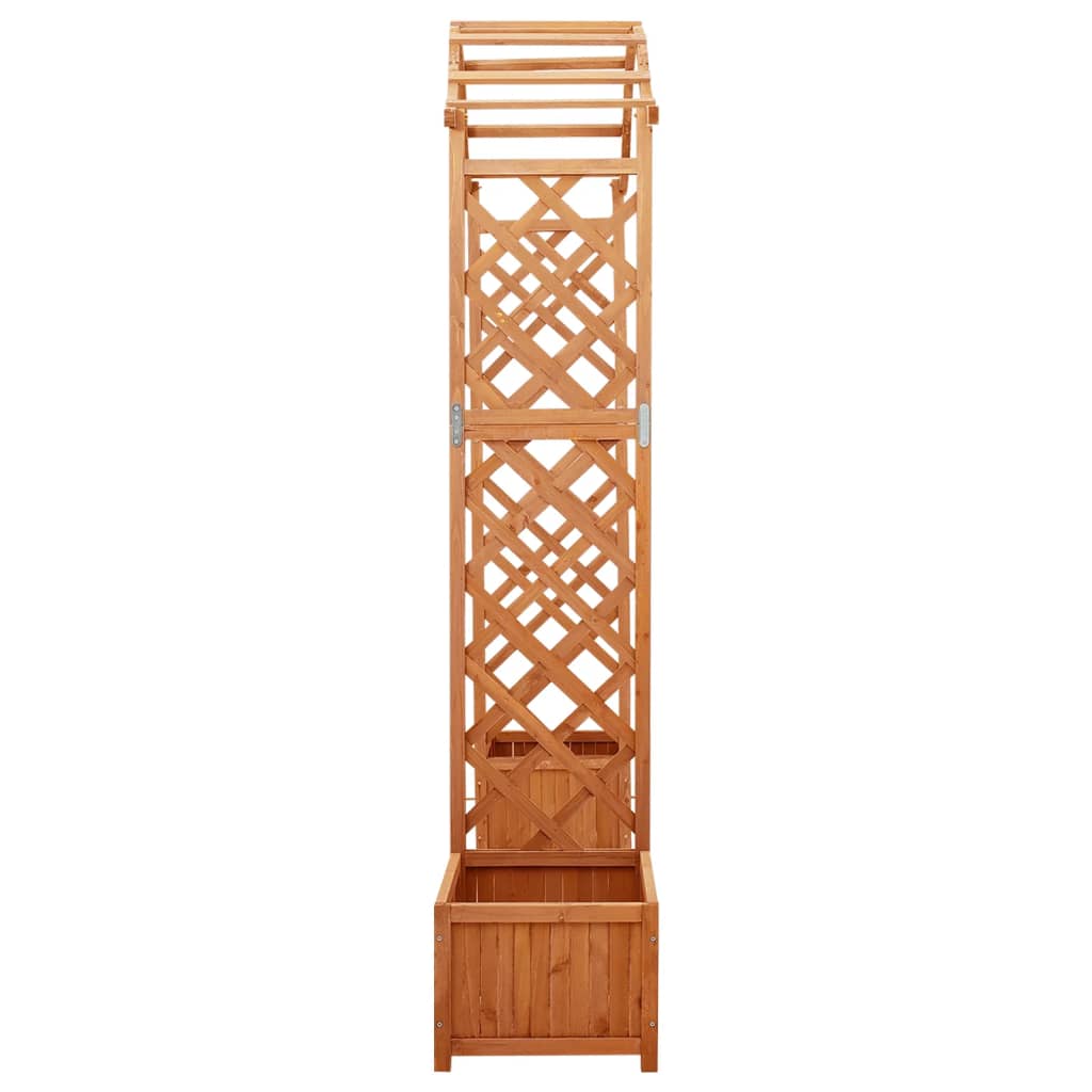 vidaXL Pergola de jardin avec jardinière Bois pin massif