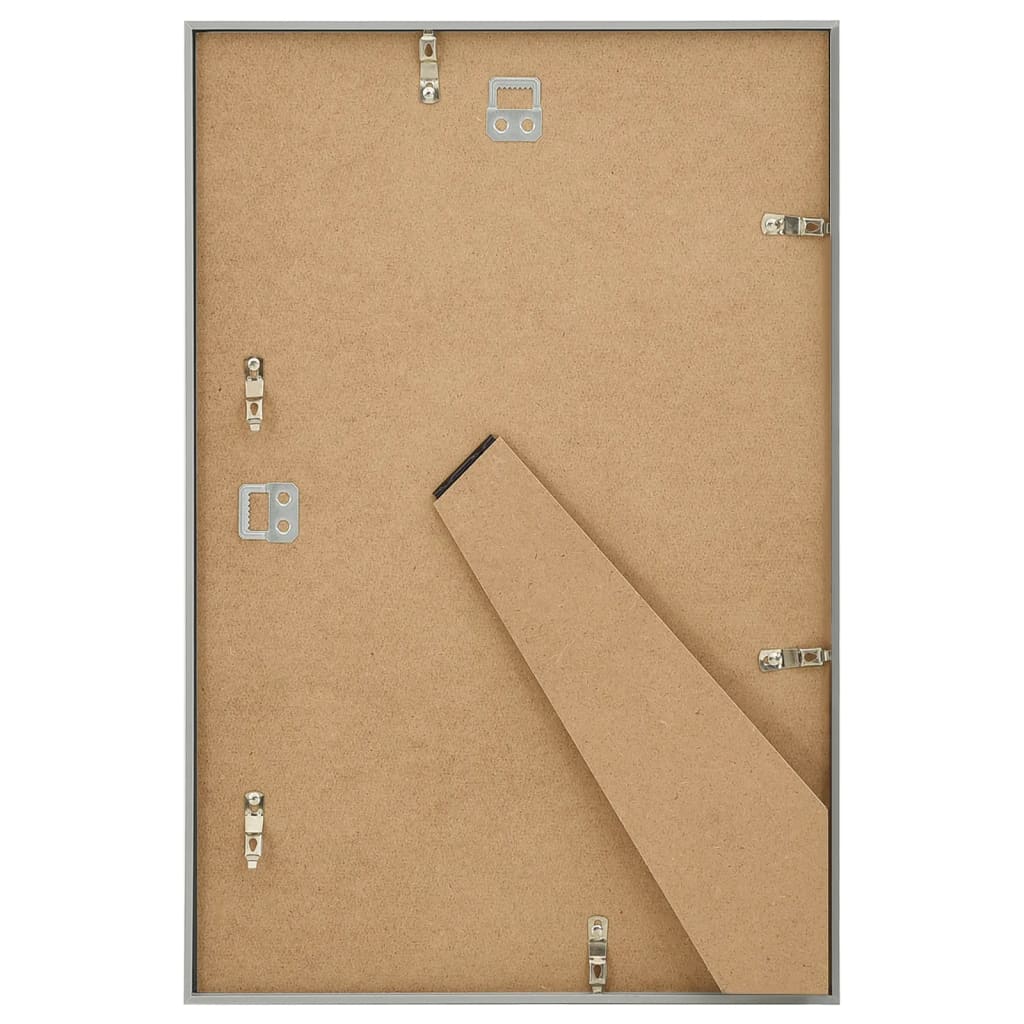vidaXL Collage de cadres photo 5 pcs de mur table Argenté 70x90 cm MDF
