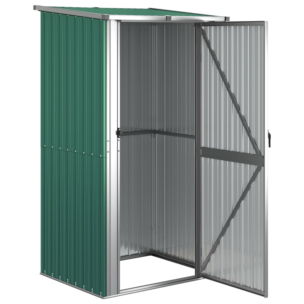 vidaXL Abri de jardin Vert 118,5x97x209,5 cm Acier galvanisé