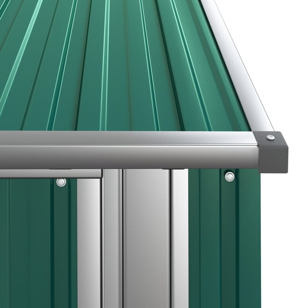 vidaXL Abri de jardin Vert 118,5x97x209,5 cm Acier galvanisé