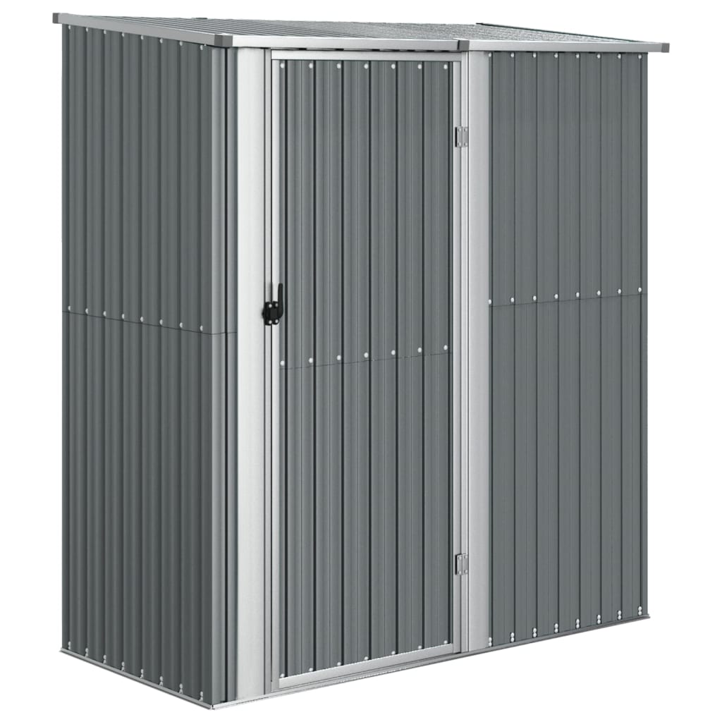 vidaXL Abri de jardin Gris 180,5x97x209,5 cm Acier galvanisé