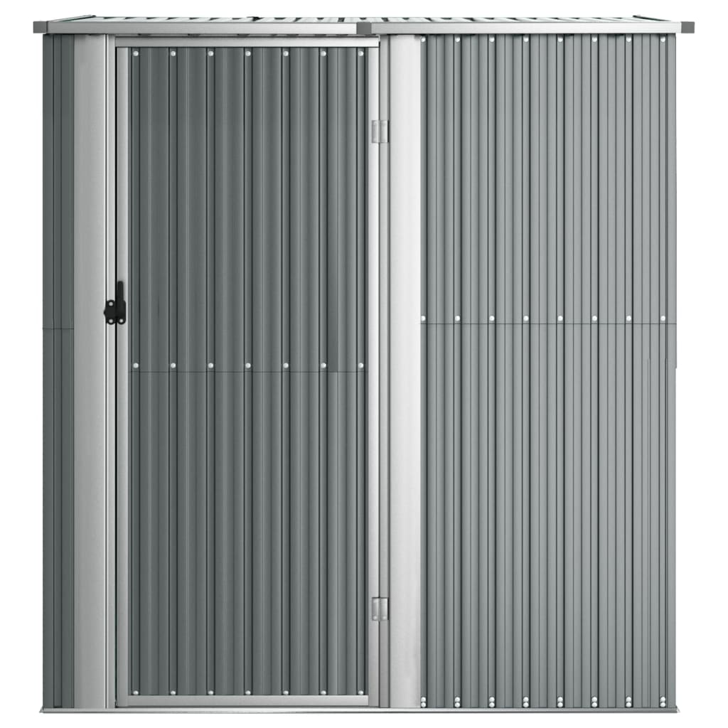 vidaXL Abri de jardin Gris 180,5x97x209,5 cm Acier galvanisé