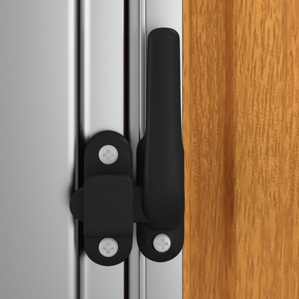 vidaXL Abri de jardin 180,5x97x209,5 cm acier galvanisé aspect bois
