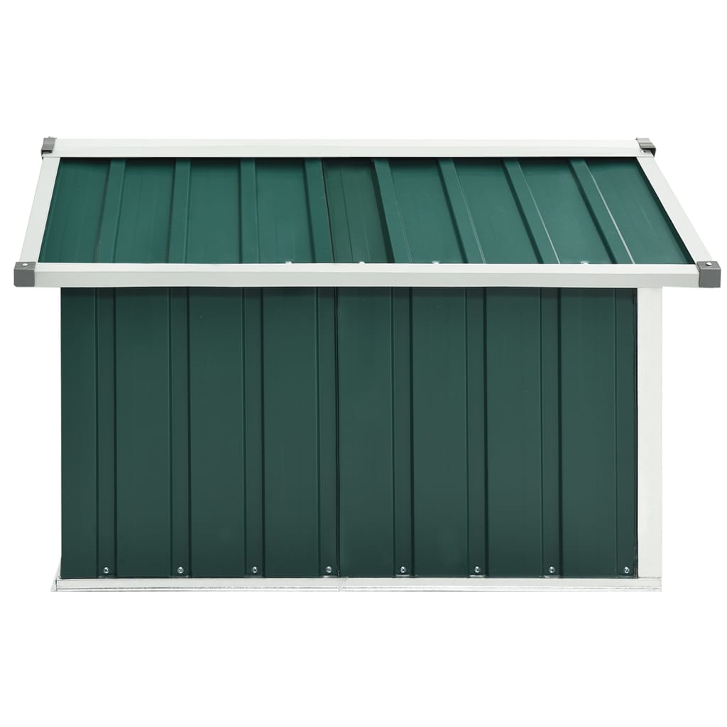 vidaXL Abri tondeuse robot de jardin 92x97x63 cm Acier galvanisé Vert