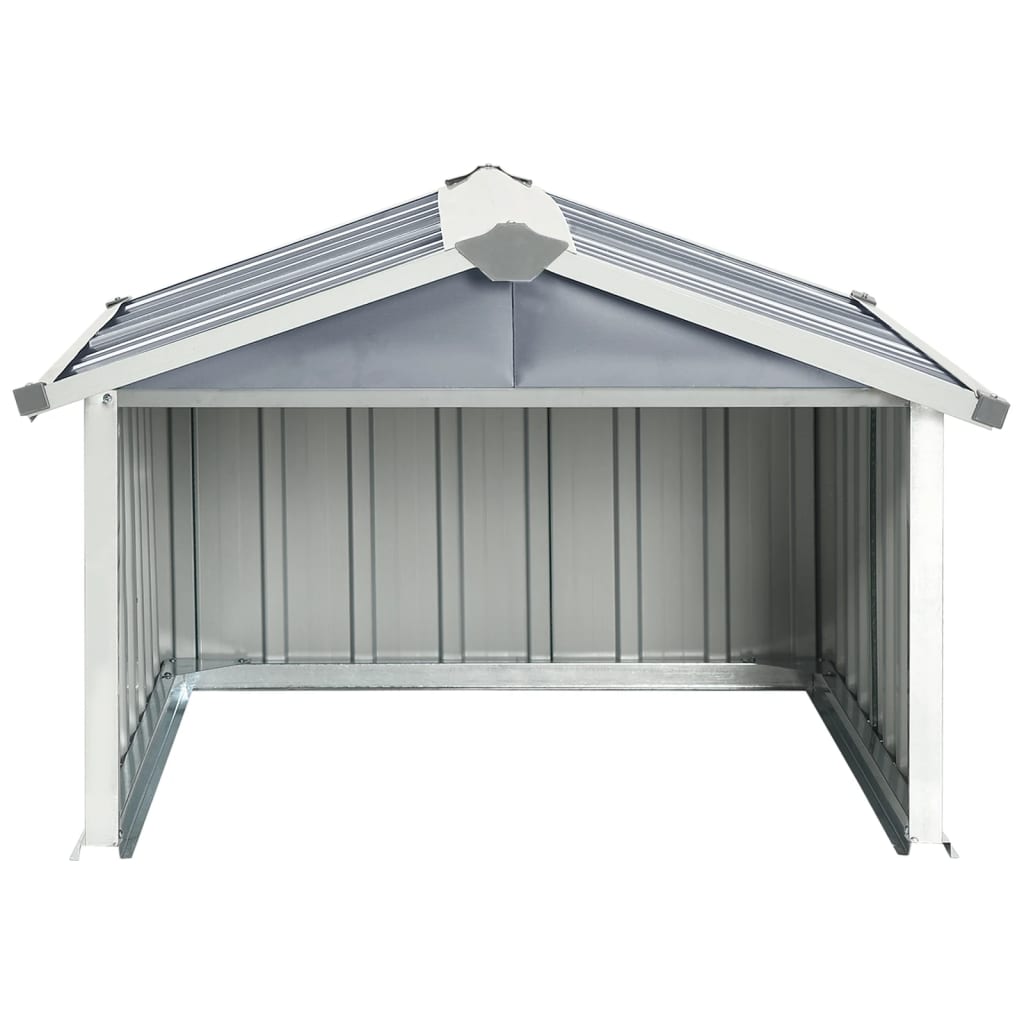vidaXL Abri pour robot de jardin 92x97x63 cm Acier galvanisé Gris