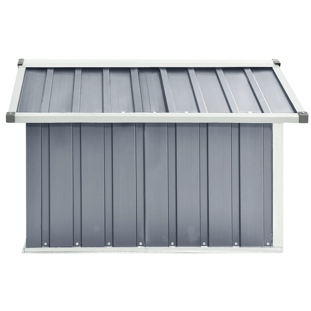 vidaXL Abri pour robot de jardin 92x97x63 cm Acier galvanisé Gris