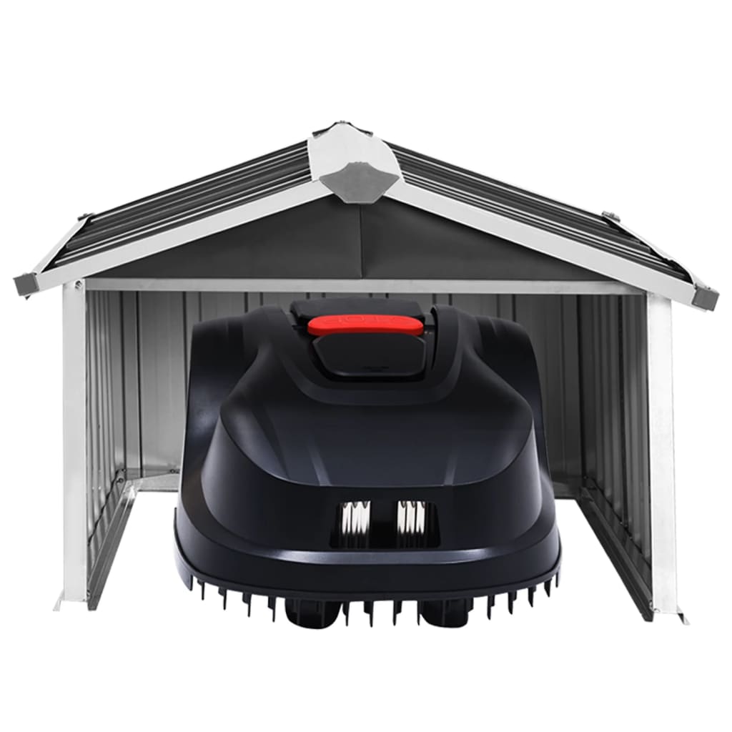 vidaXL Abri pour robot de jardin 92x97x63cm Acier galvanisé Anthracite