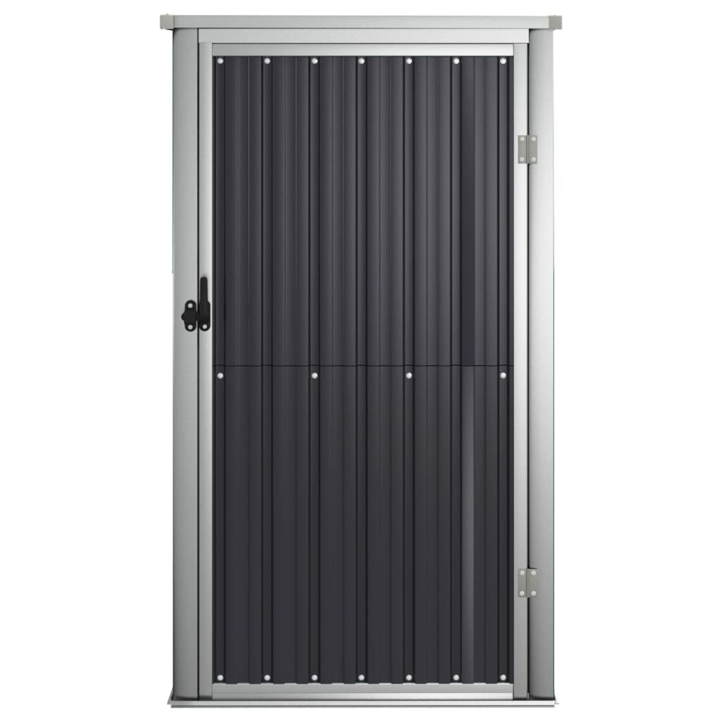 vidaXL Abri à outils de jardin anthracite 88x89x161 cm acier galvanisé