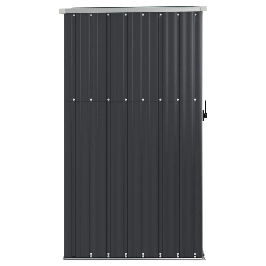 vidaXL Abri à outils de jardin anthracite 88x89x161 cm acier galvanisé