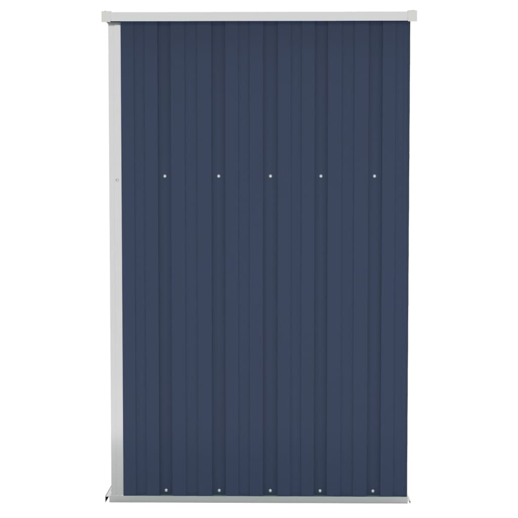 vidaXL Remise de jardin murale Anthracite 118x100x178 cm Acier