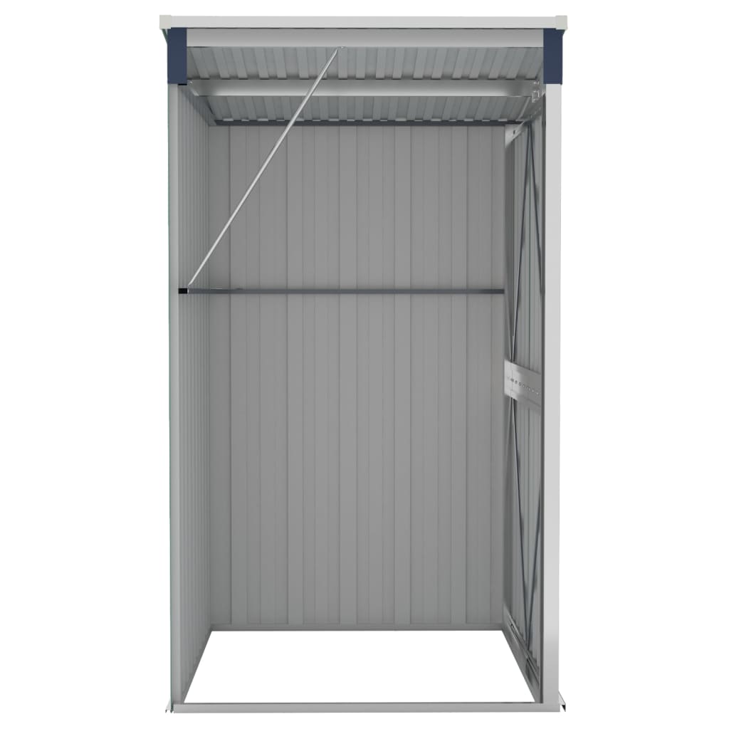 vidaXL Remise de jardin murale Anthracite 118x100x178 cm Acier
