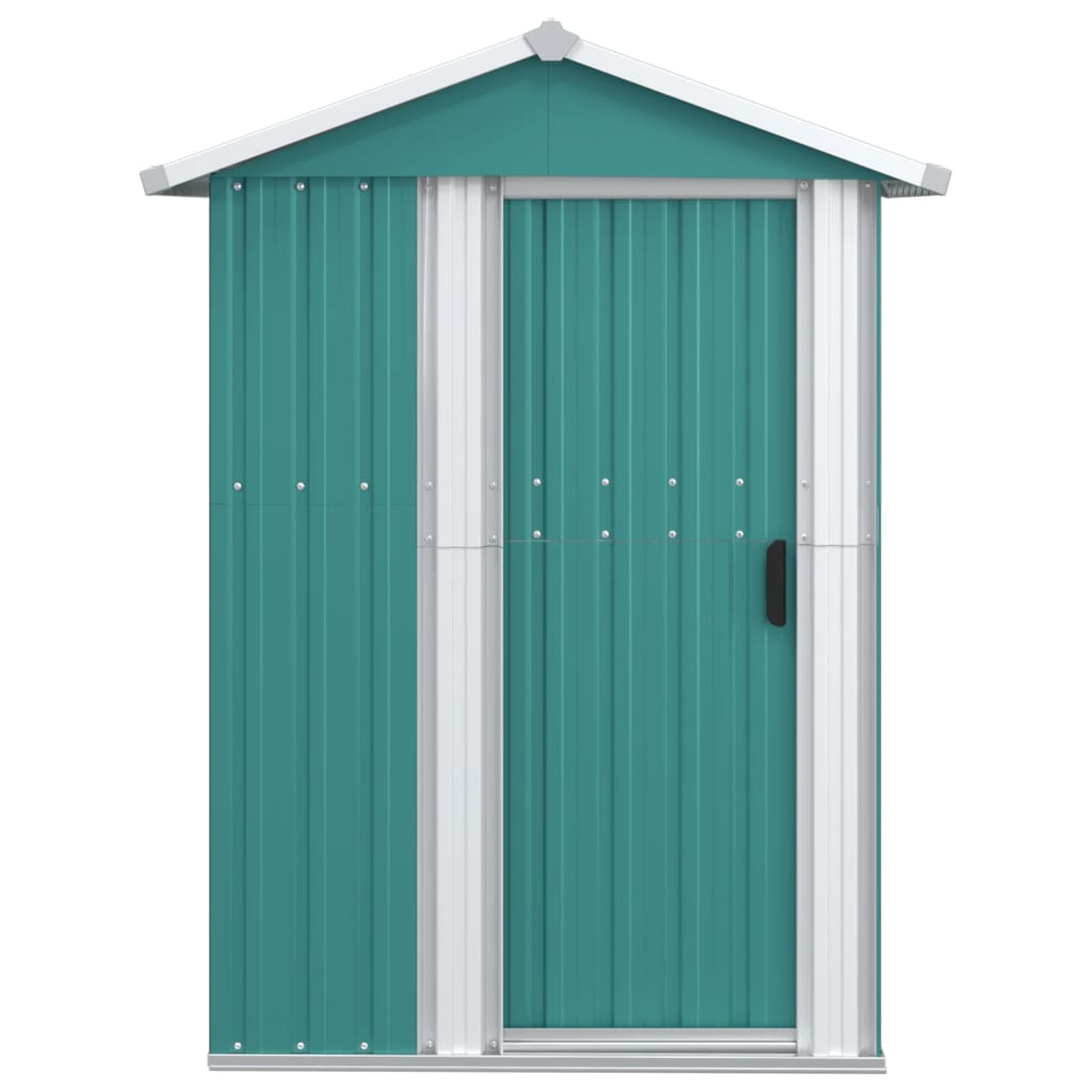 vidaXL Abri de jardin Vert 126x97,5x177 cm Acier galvanisé