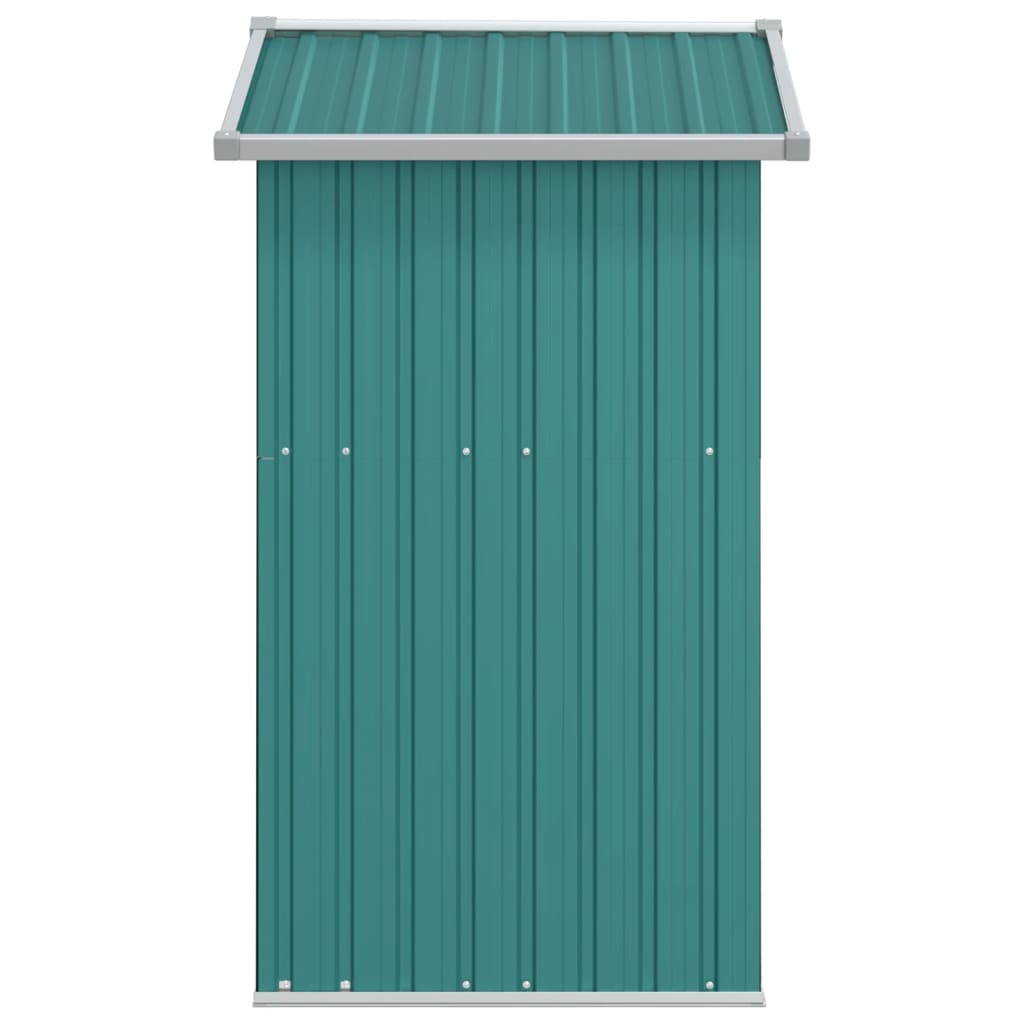 vidaXL Abri de jardin Vert 126x97,5x177 cm Acier galvanisé