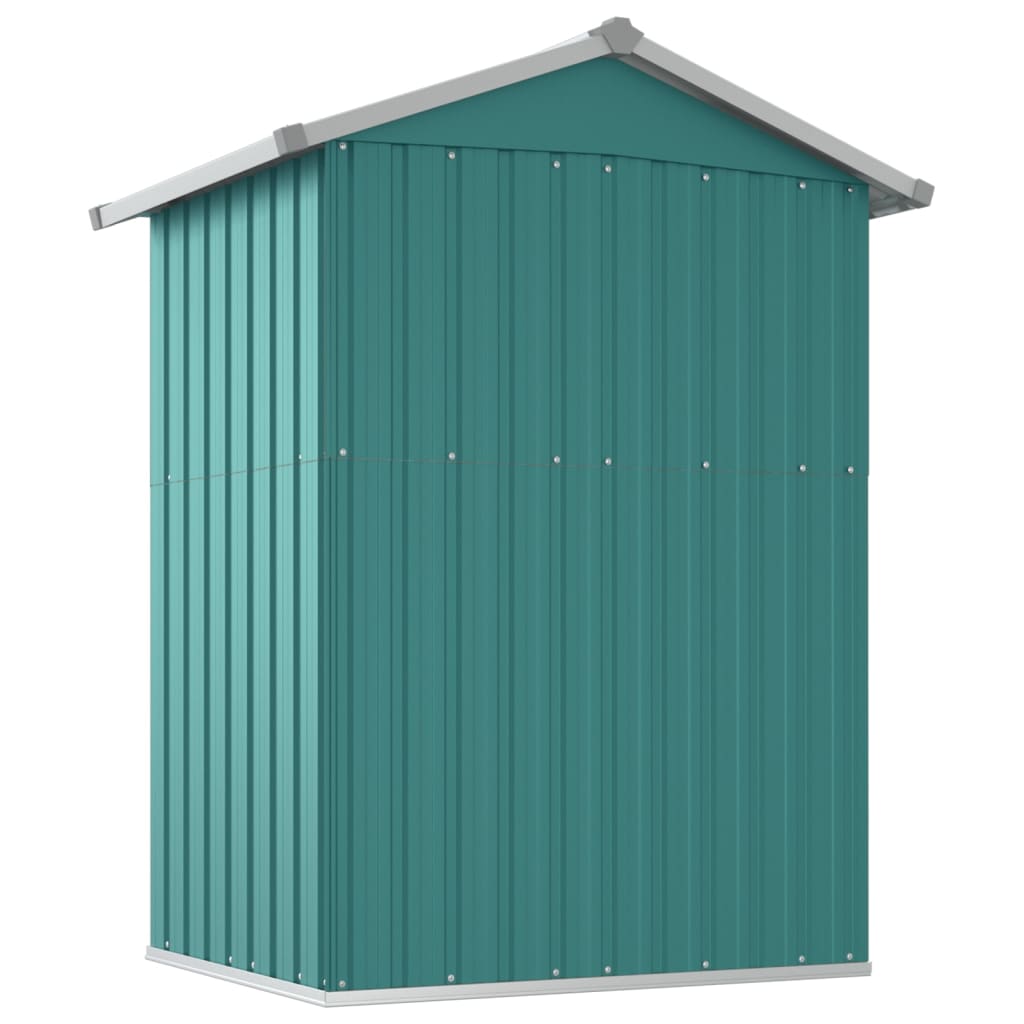 vidaXL Abri de jardin Vert 126x97,5x177 cm Acier galvanisé