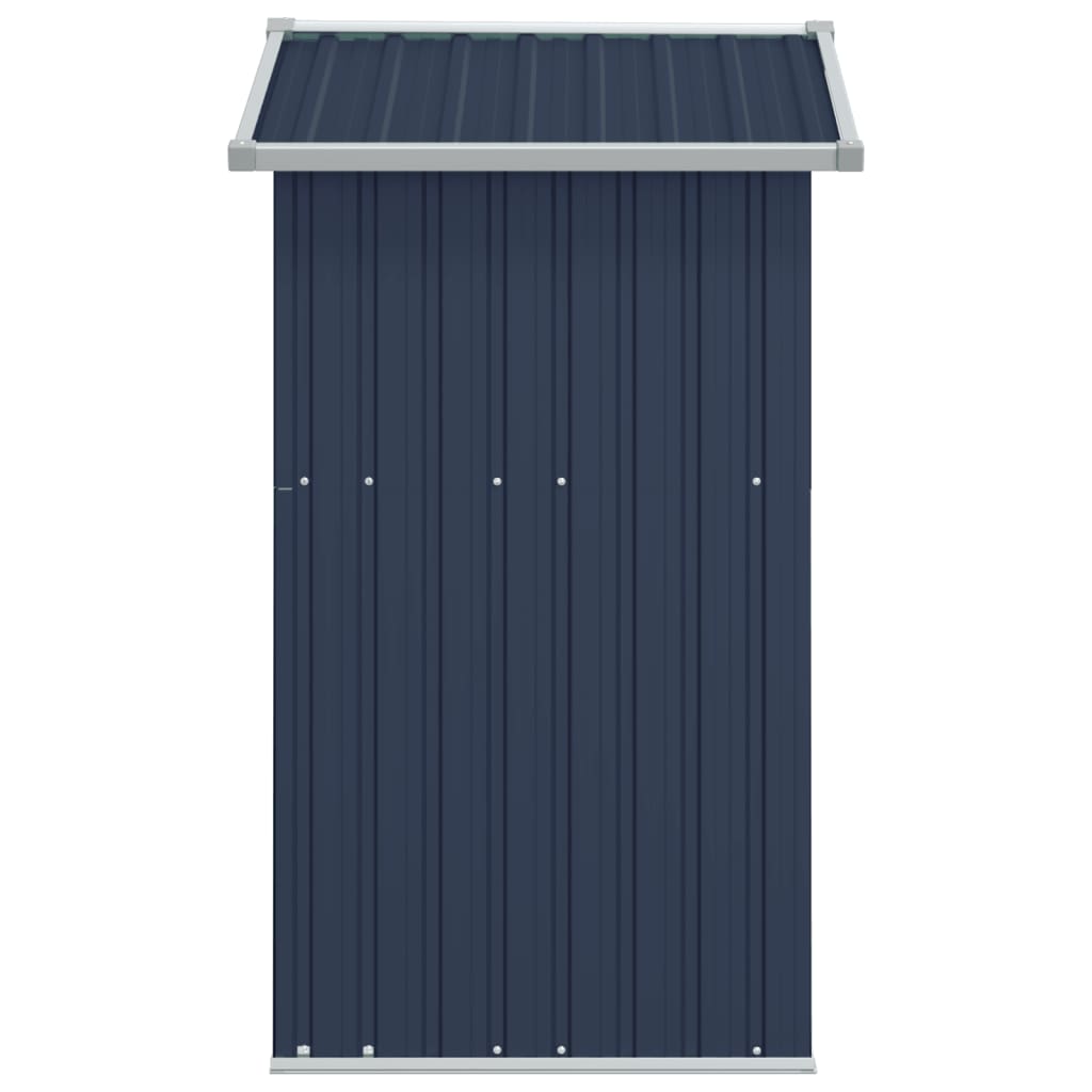 vidaXL Abri de jardin Anthracite 126x97,5x177 cm Acier galvanisé