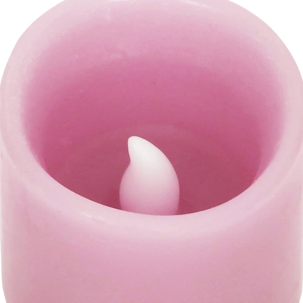 vidaXL Bougies électriques à LED 24 pcs Blanc chaud
