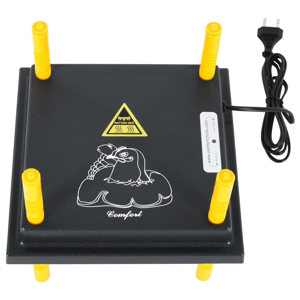 vidaXL Plaque chauffante pour poussins et canetons 25x25 cm
