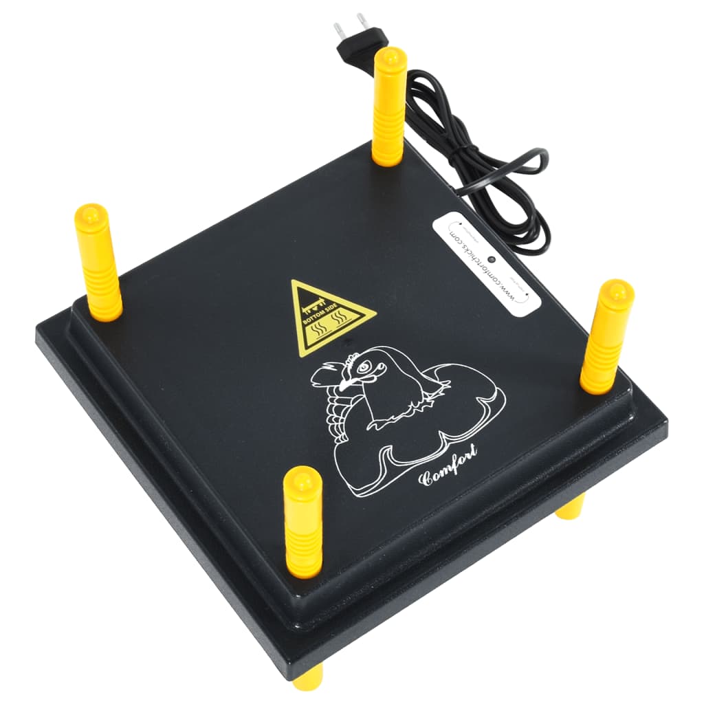 vidaXL Plaque chauffante pour poussins et canetons 25x25 cm