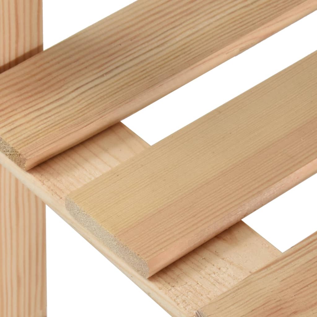 vidaXL Étagère de stockage 5 niveaux 170x28,5x170cm Bois de pin massif