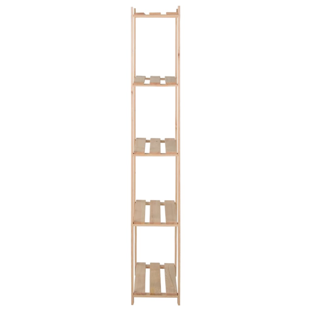 vidaXL Étagère de stockage 5 niveaux 80x28,5x170 cm Bois de pin massif