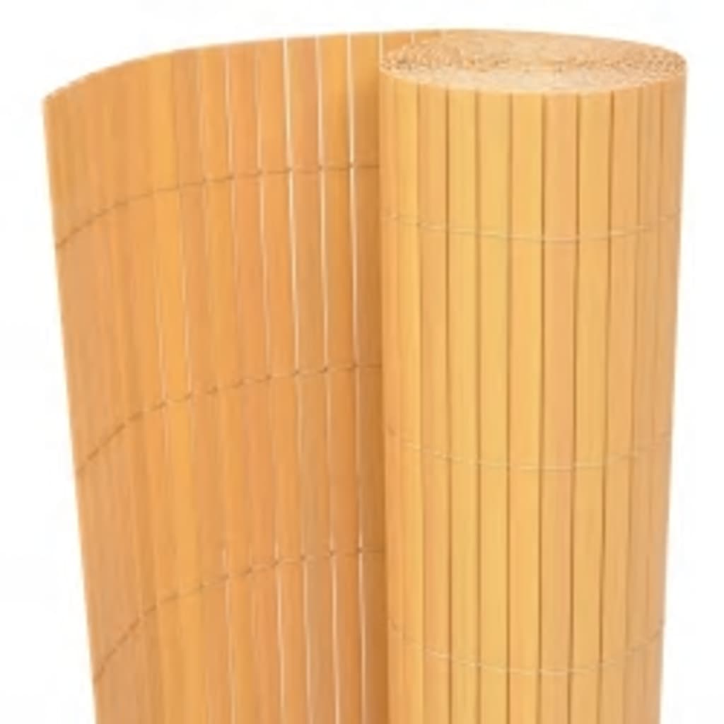 vidaXL Clôture de jardin double face 110x300 cm Jaune