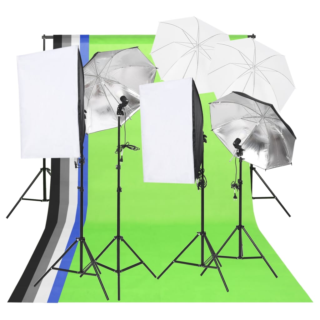 vidaXL Kit d'éclairage de studio photo