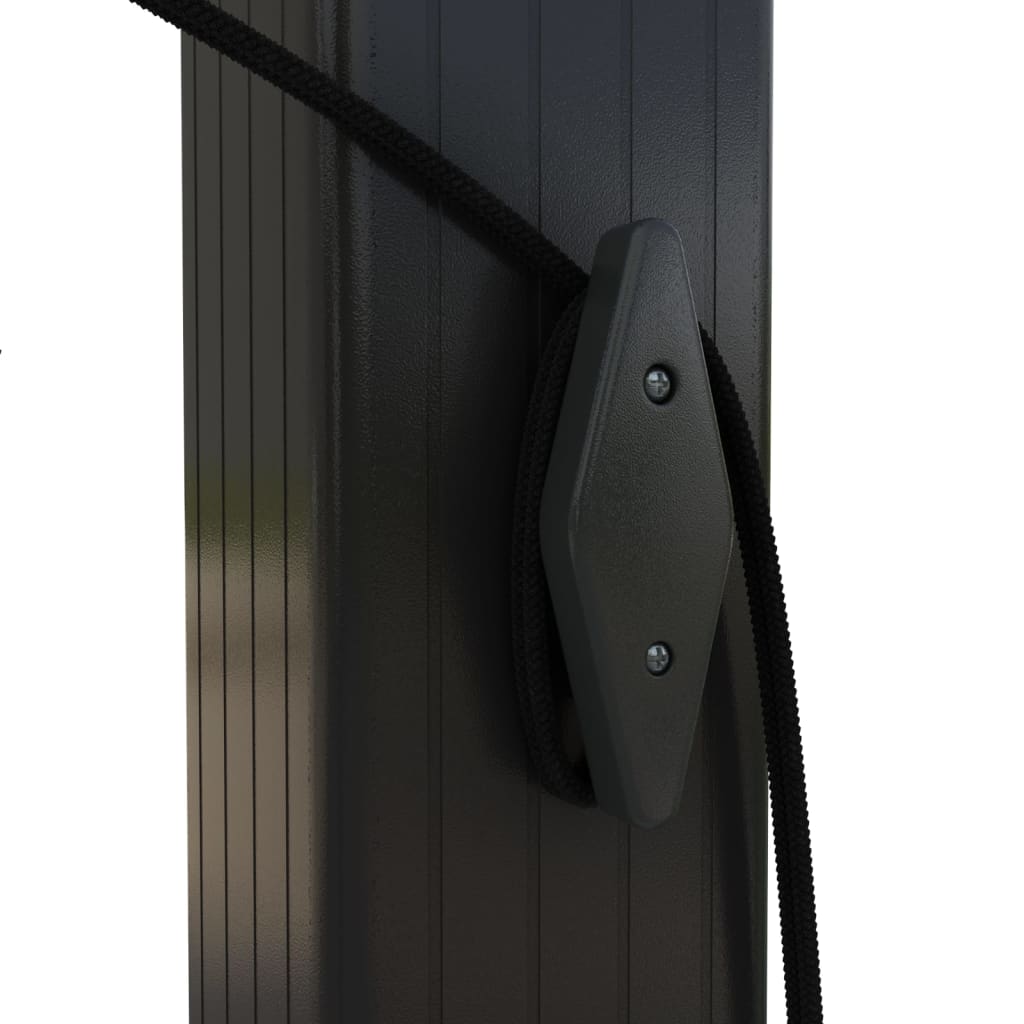 vidaXL Tonnelle de jardin avec toit rétractable 3x3 m Crème