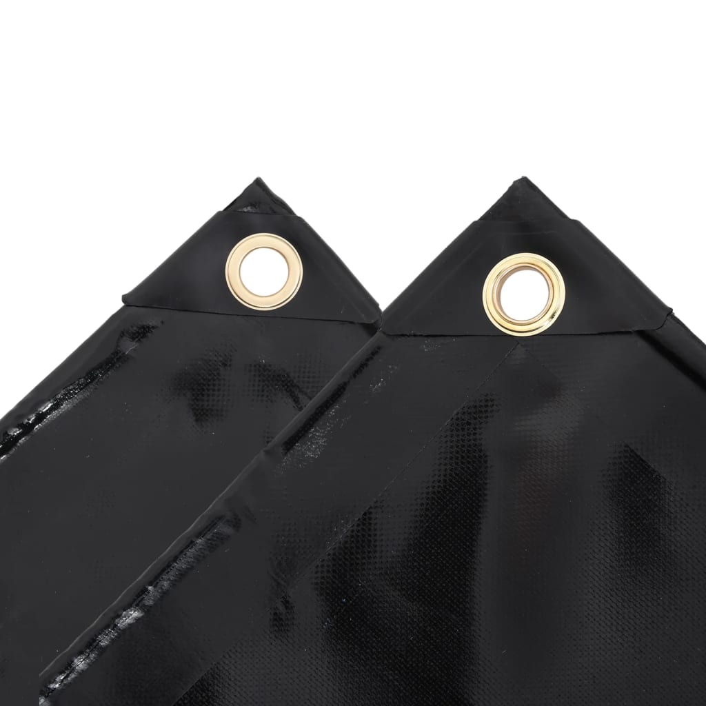 vidaXL Bâche de protection 650 g/m² 2x3 m Noir