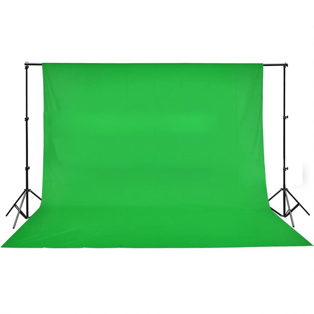 vidaXL Kit de studio photo avec éclairage et toile de fond