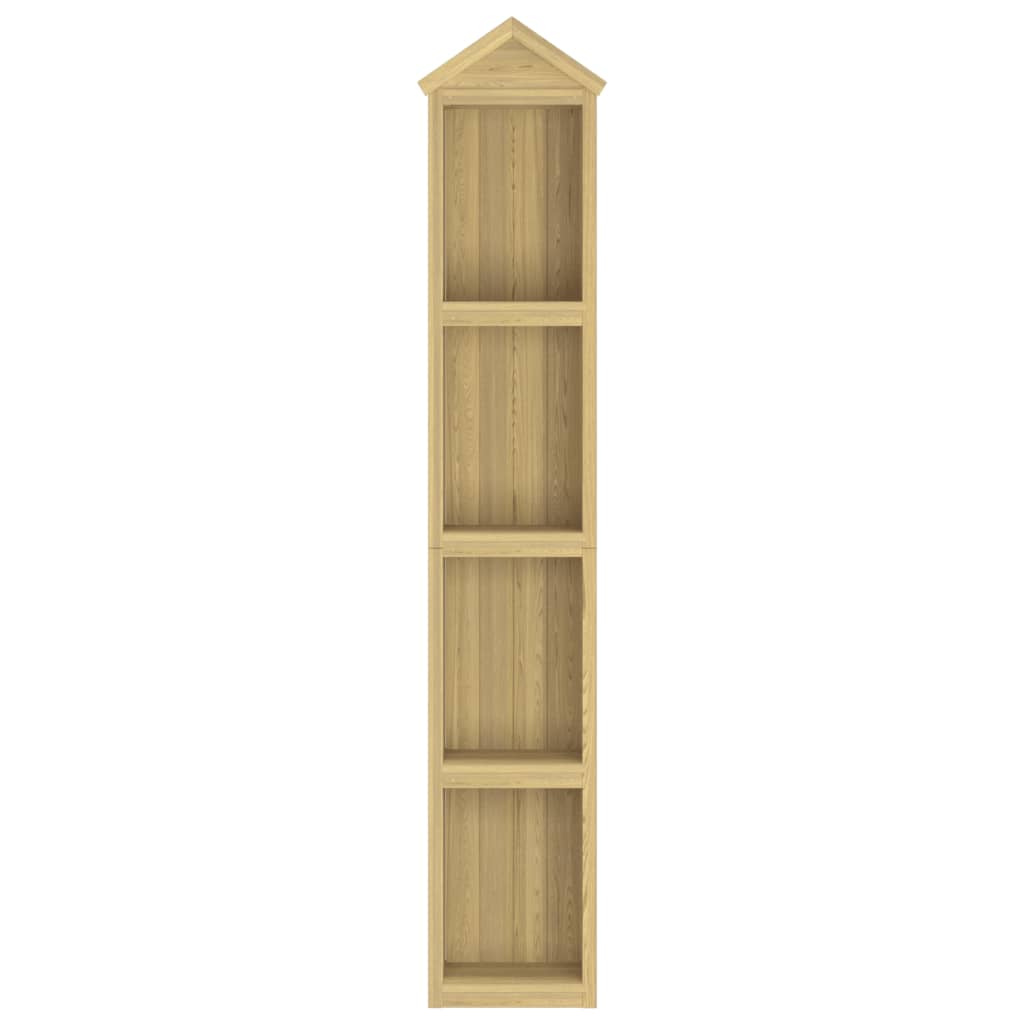 vidaXL Abri à outils de jardin 40x33x222 cm Bois de pin imprégné