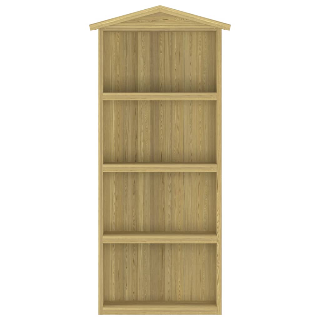 vidaXL Abri à outils de jardin 87x33x222 cm Bois de pin imprégné
