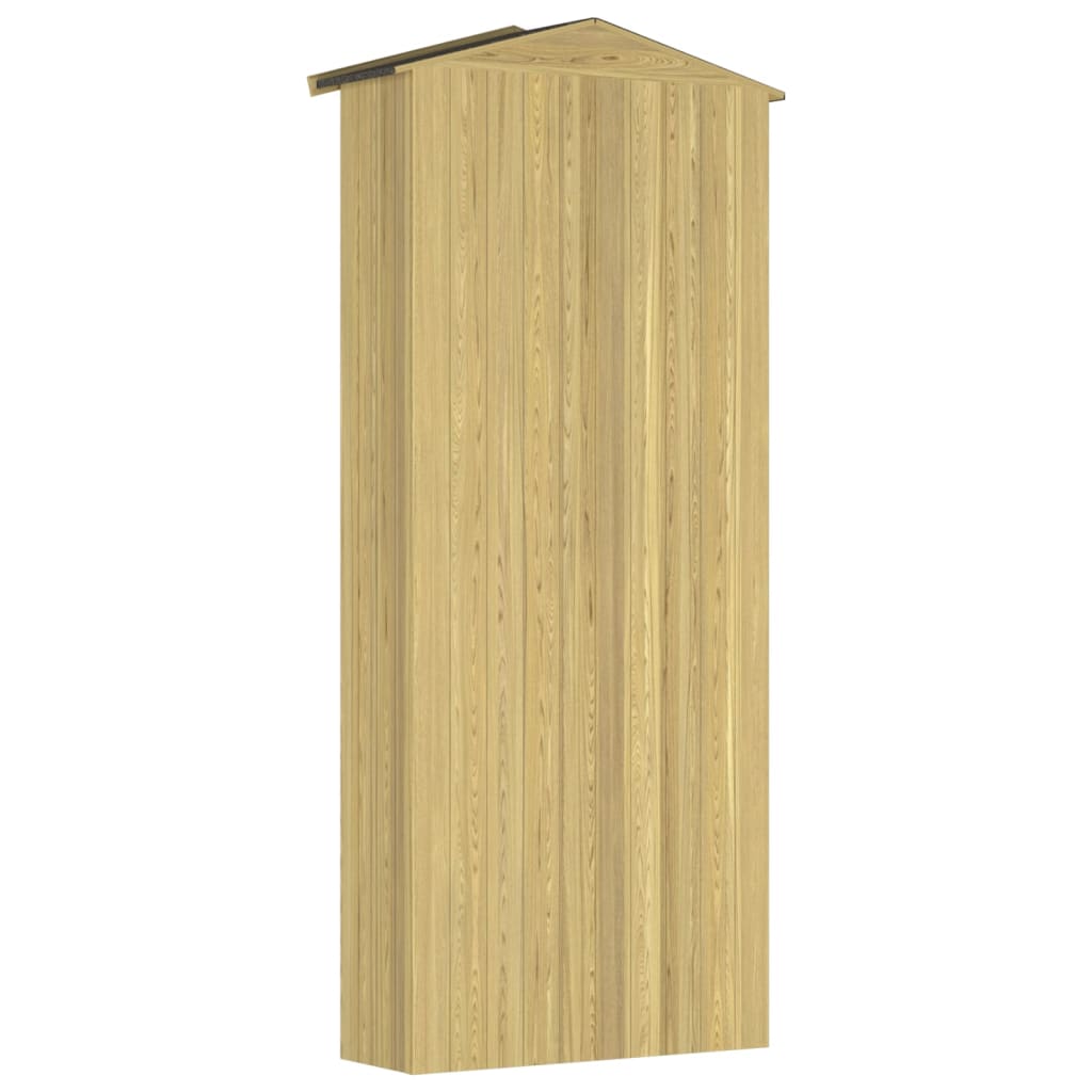 vidaXL Abri à outils de jardin 87x33x222 cm Bois de pin imprégné