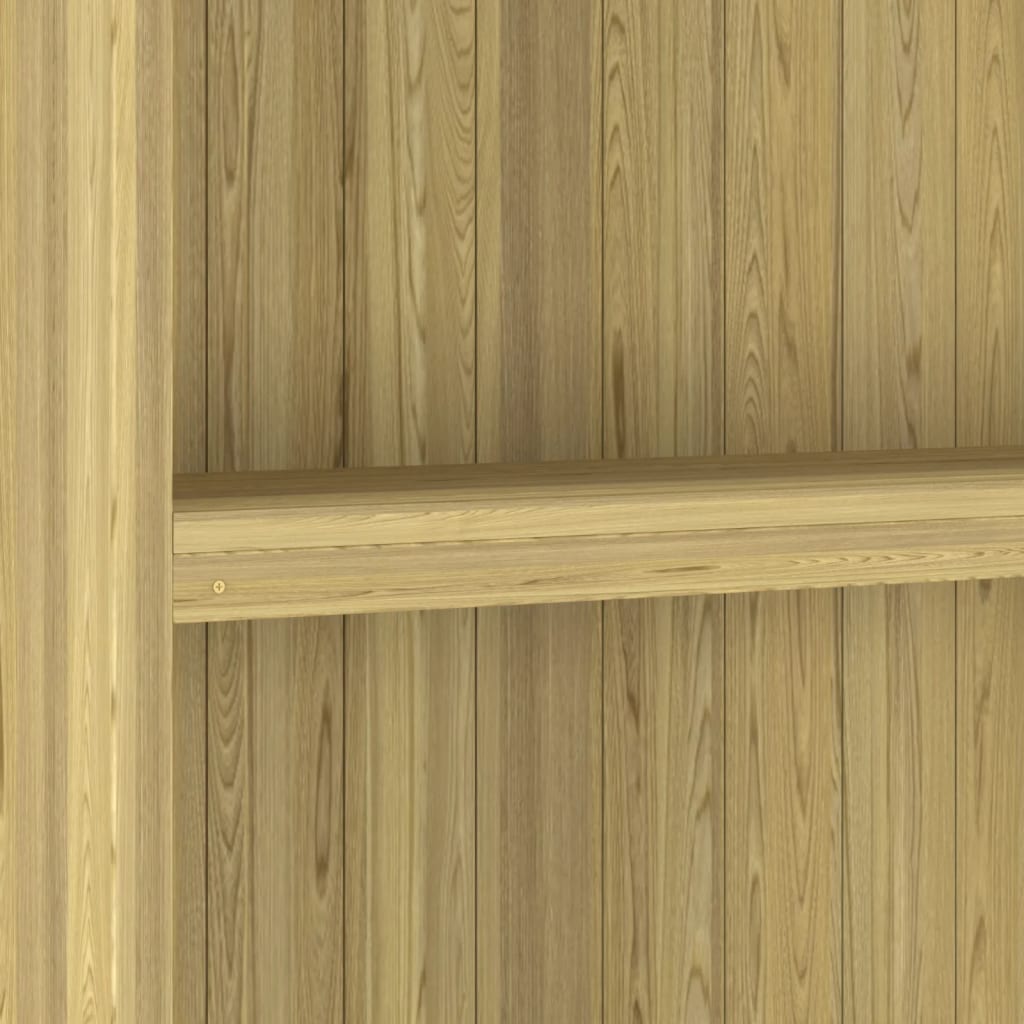 vidaXL Abri à outils de jardin 87x33x222 cm Bois de pin imprégné