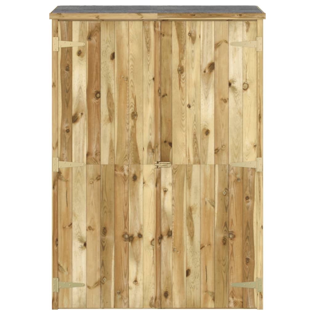 vidaXL Abri à outils de jardin 123x45x171 cm Bois de pin imprégné