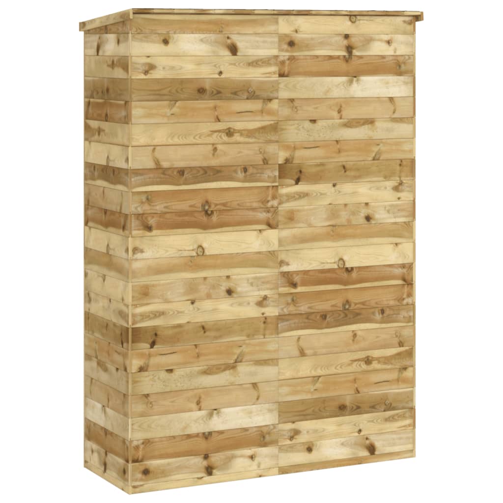 vidaXL Abri à outils de jardin 123x45x171 cm Bois de pin imprégné