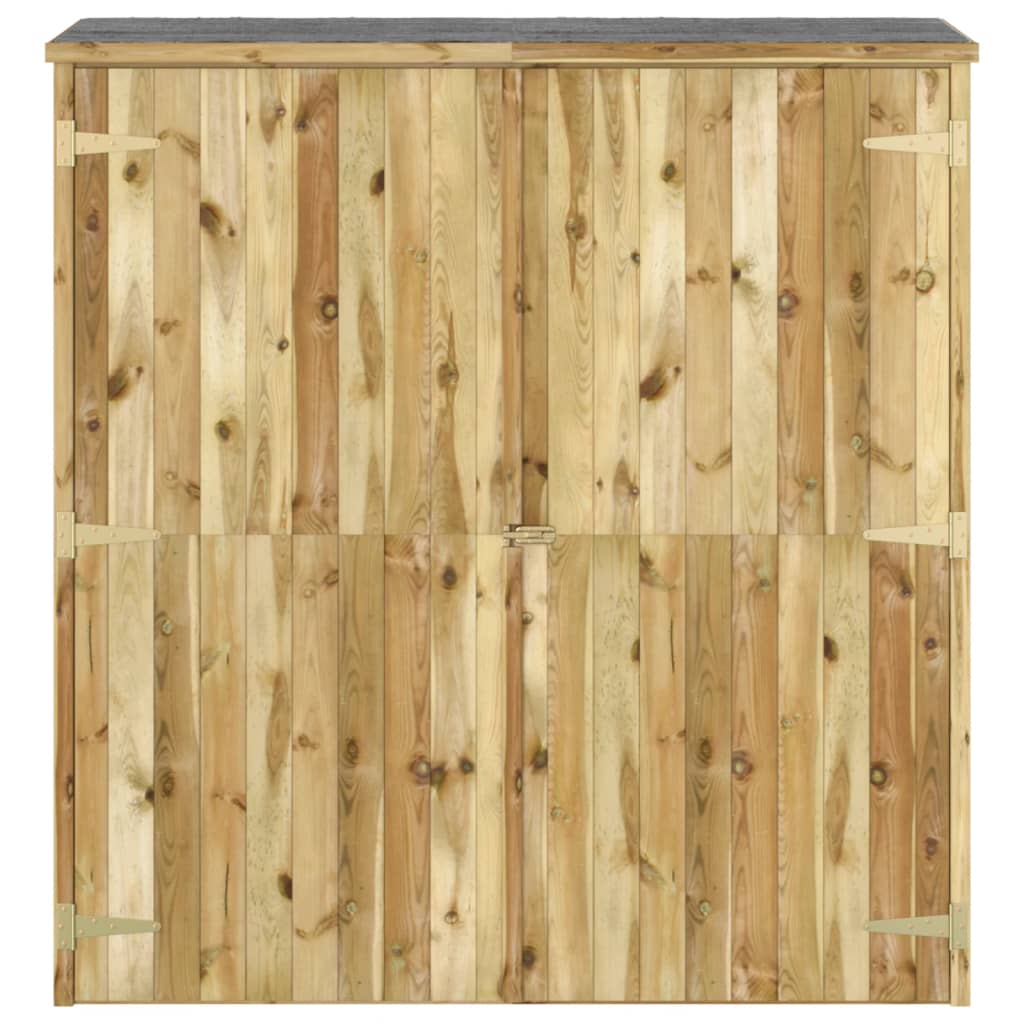 vidaXL Abri à outils de jardin 163x50x171 cm Bois de pin solide