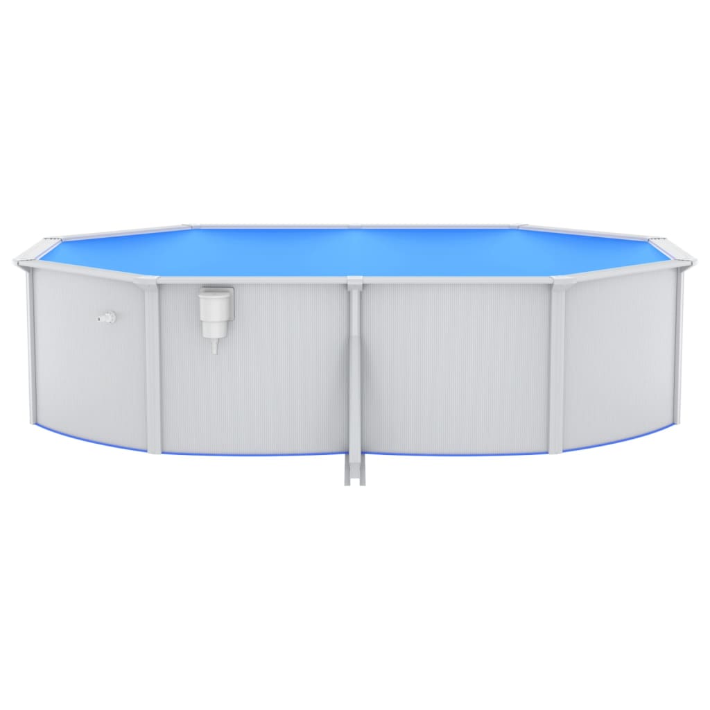 vidaXL Piscine avec pompe filtrante à sable 490x360x120 cm