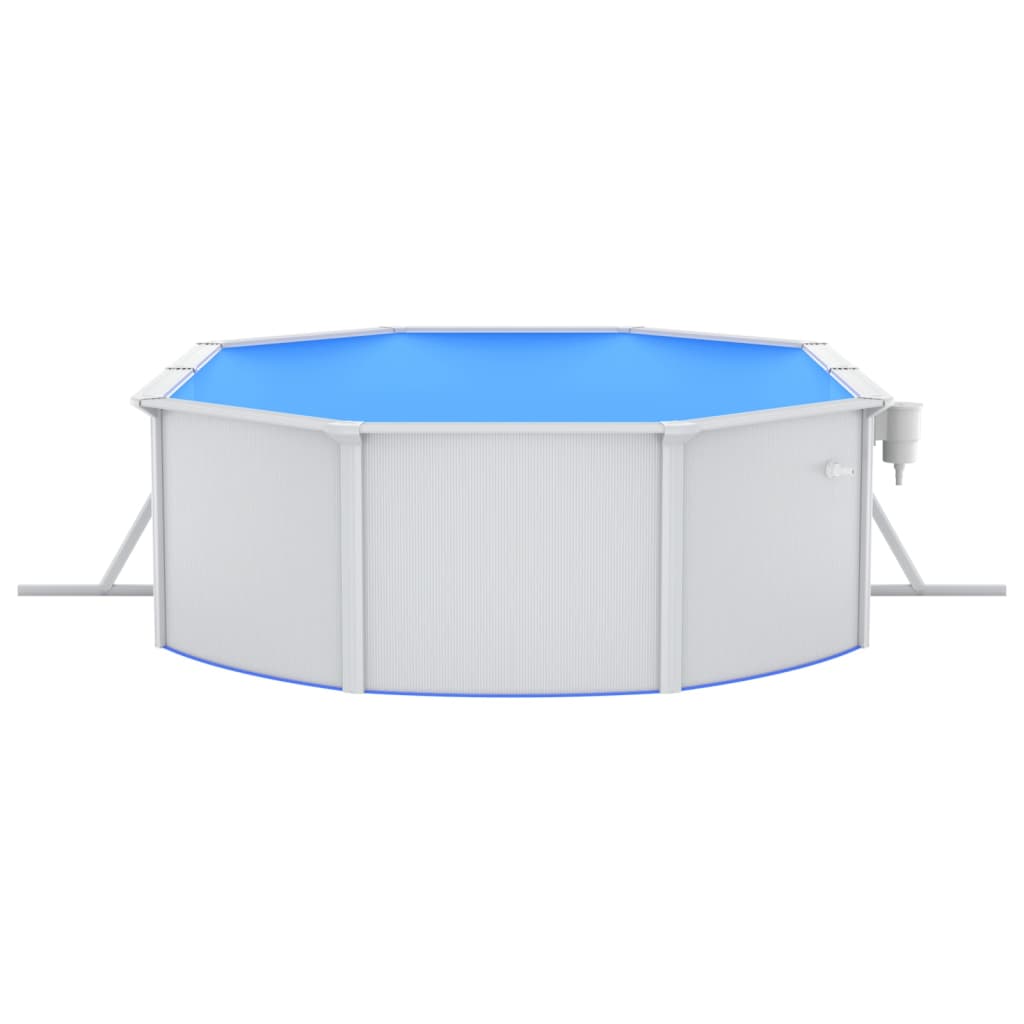 vidaXL Piscine avec pompe filtrante à sable 490x360x120 cm