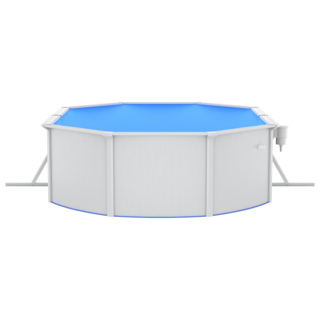 vidaXL Piscine avec pompe filtrante à sable et échelle 490x360x120 cm
