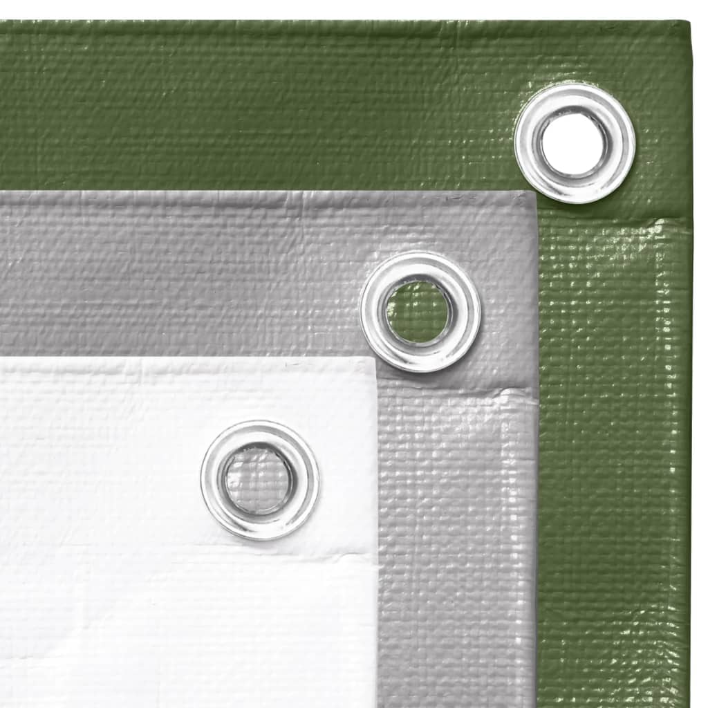 vidaXL Bâche 260 g/m² 4x6 m Blanc PEHD