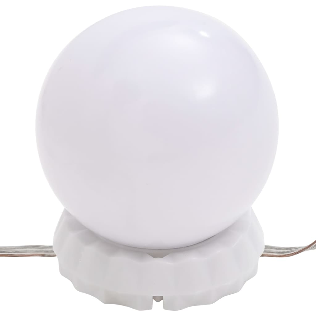 vidaXL Miroir avec éclairage LED 90x45 cm Verre Arche