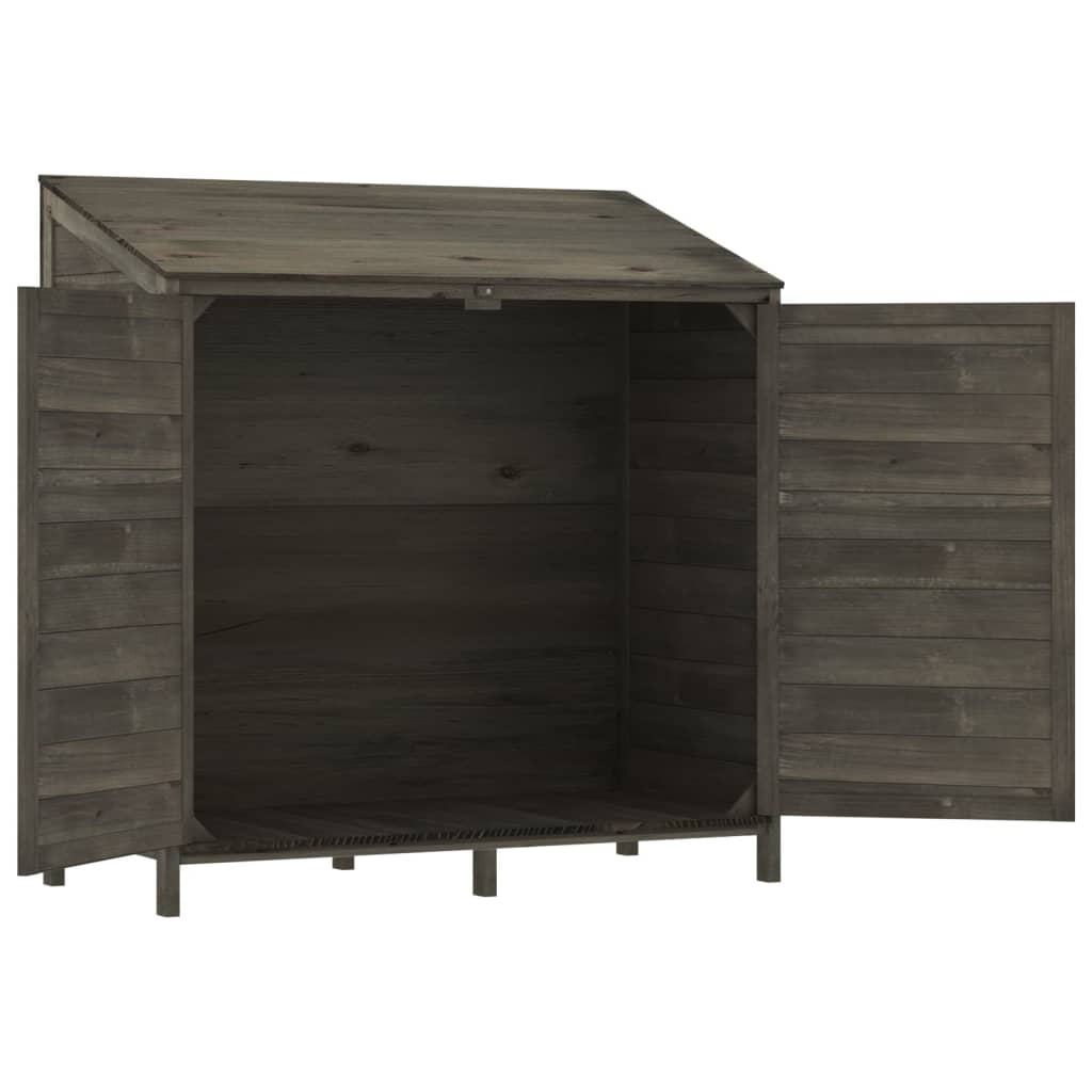 vidaXL Remise de jardin Anthracite 102x52x112 cm Bois de sapin solide