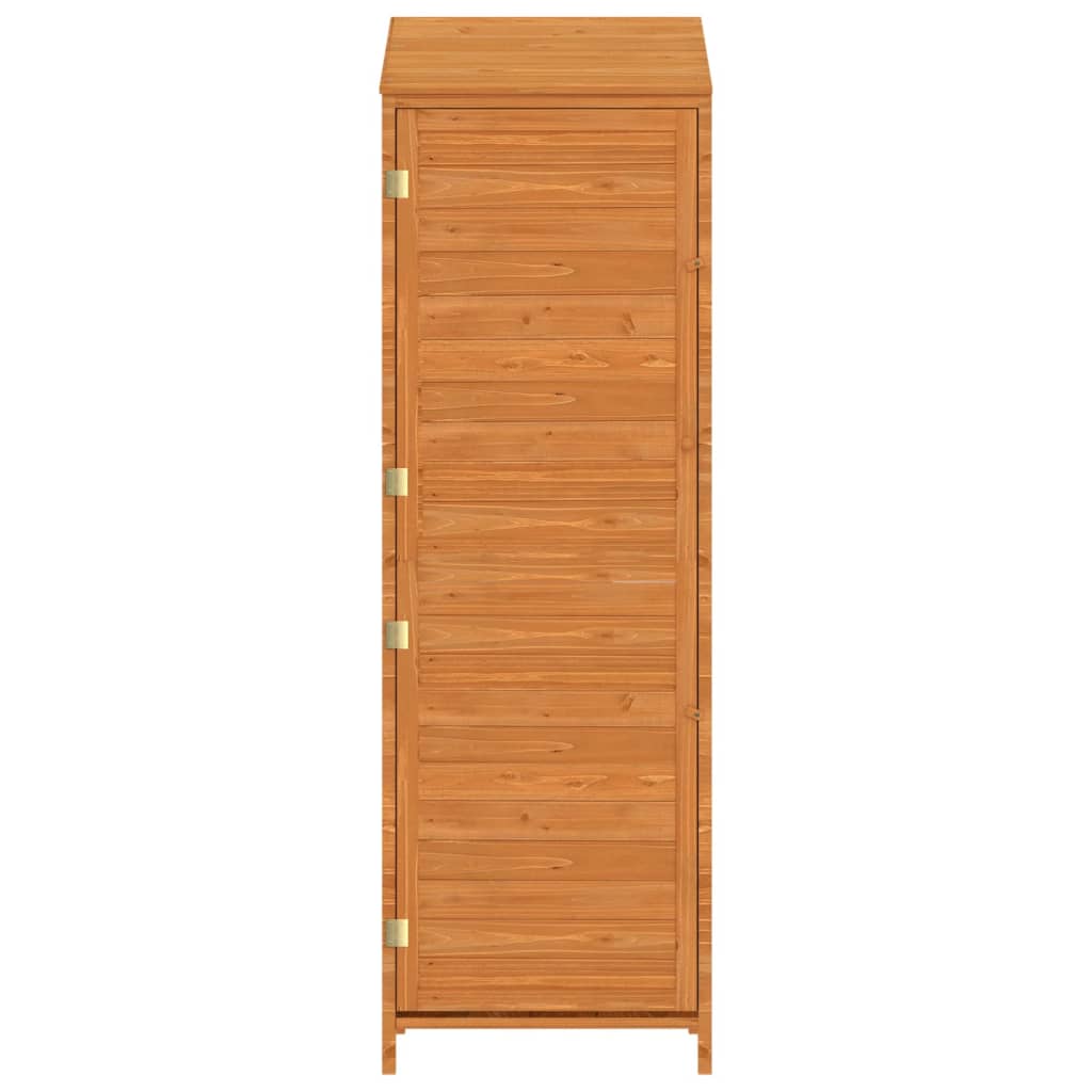 vidaXL Remise de jardin Marron 55x52x174,5 cm Bois de sapin solide