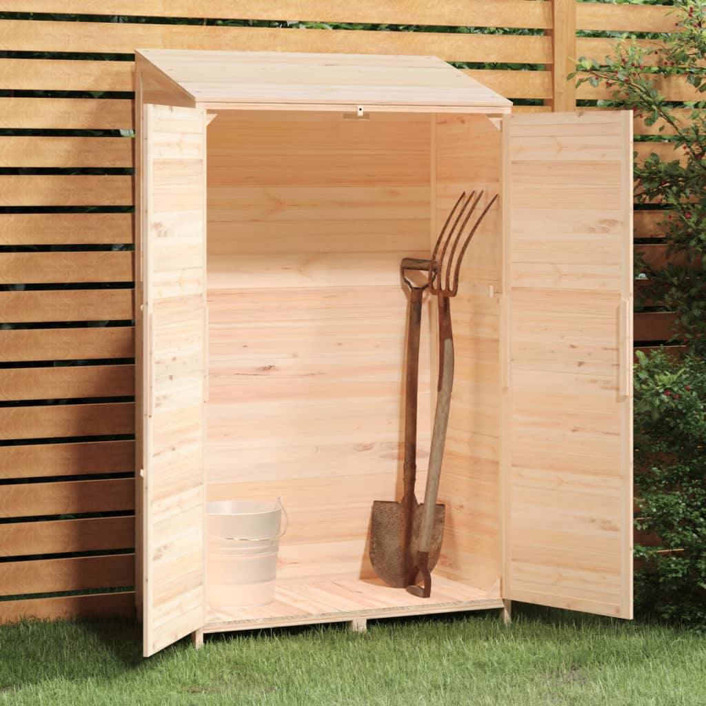 vidaXL Remise de jardin 102x52x174,5 cm Bois de sapin solide