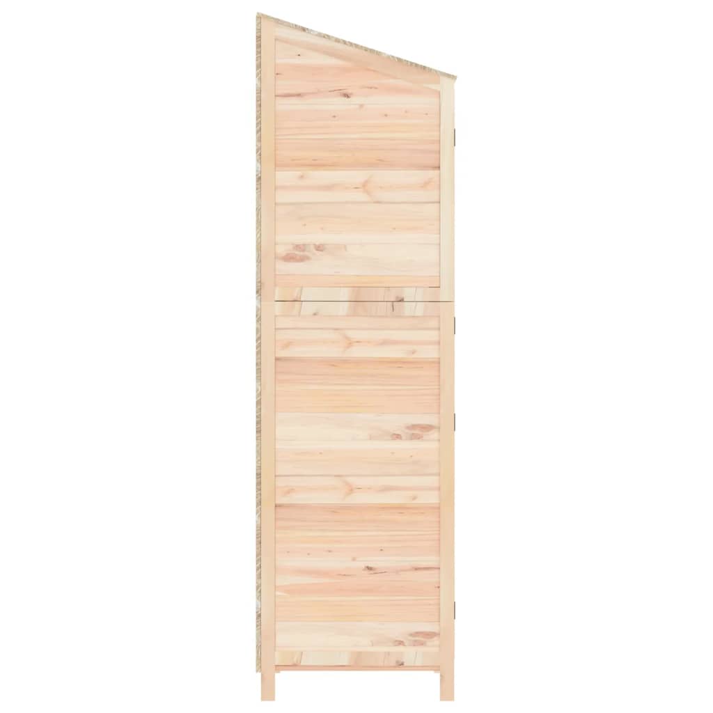 vidaXL Remise de jardin 102x52x174,5 cm Bois de sapin solide