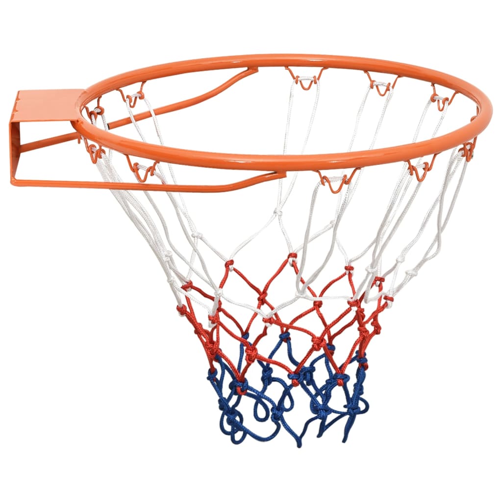 vidaXL Cerceau de basket Orange 39 cm Acier