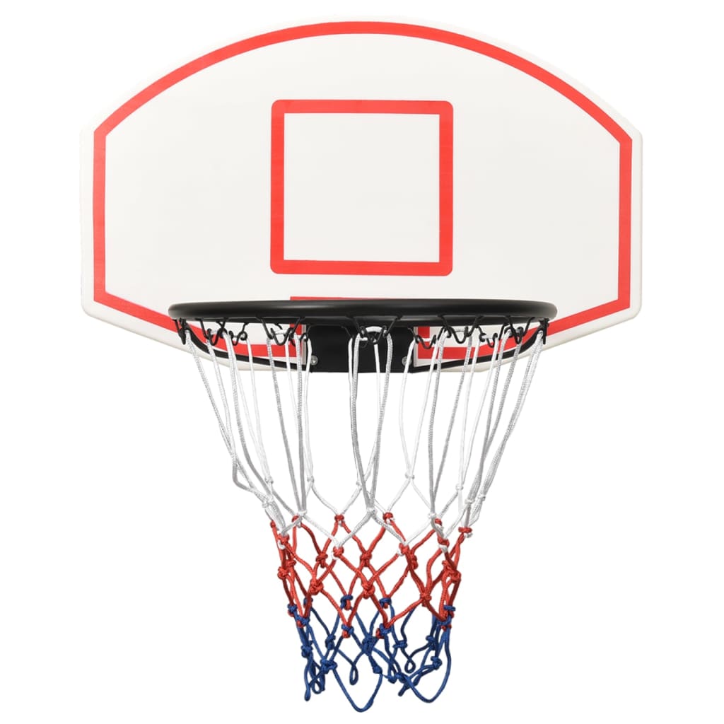 vidaXL Panneau de basket-ball Blanc 71x45x2 cm Polyéthylène