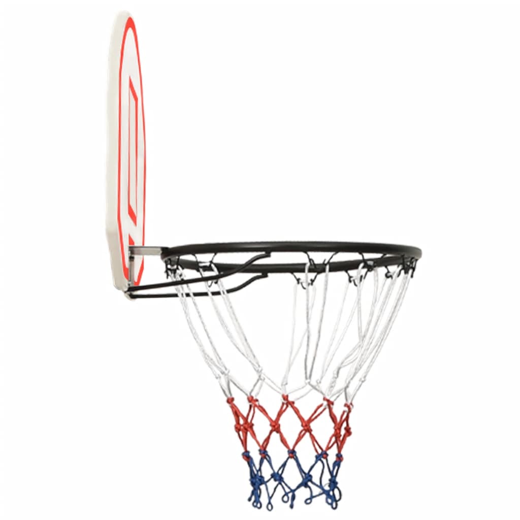 vidaXL Panneau de basket-ball Blanc 71x45x2 cm Polyéthylène