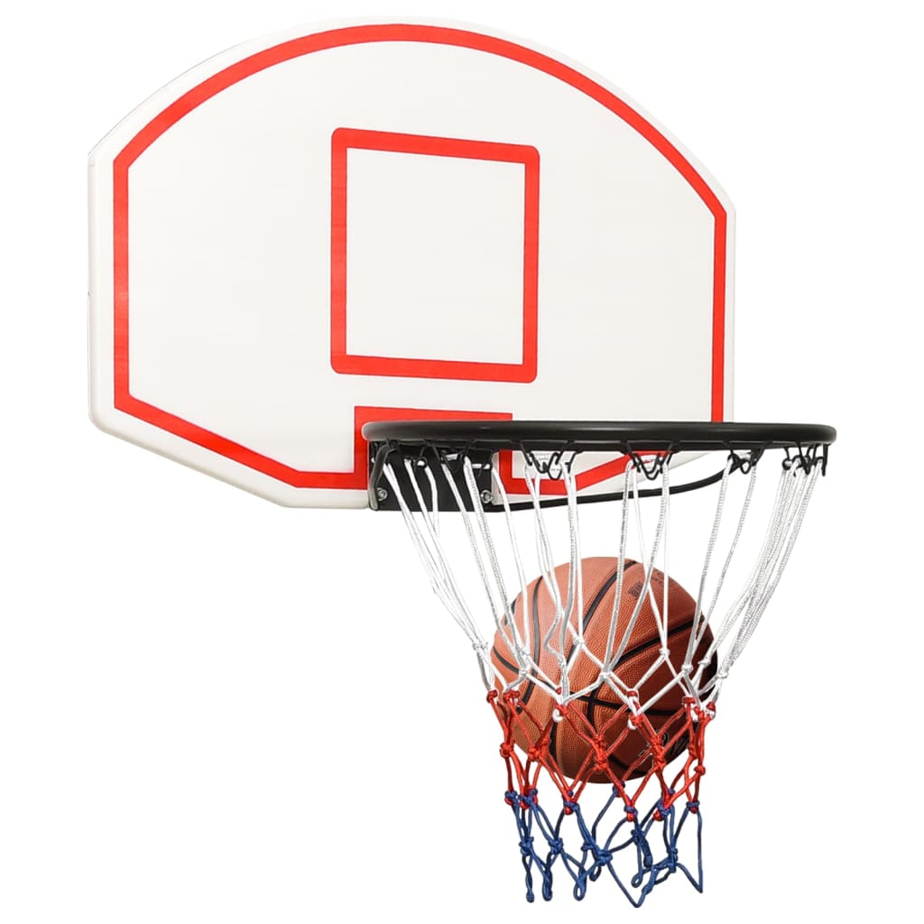 vidaXL Panneau de basket-ball Blanc 71x45x2 cm Polyéthylène